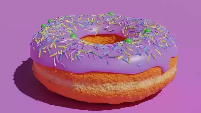 Donut with icing
