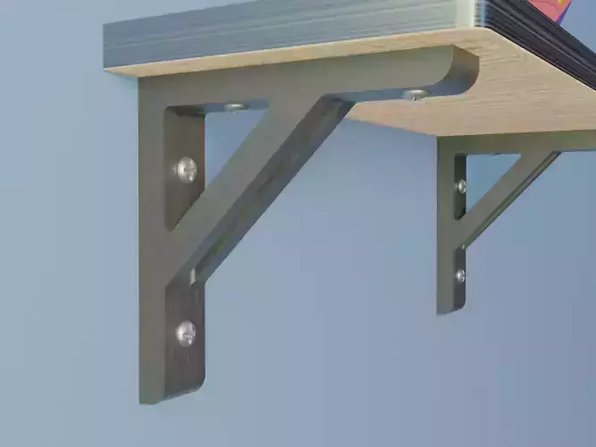 Shelf Bracket 2 3D print model