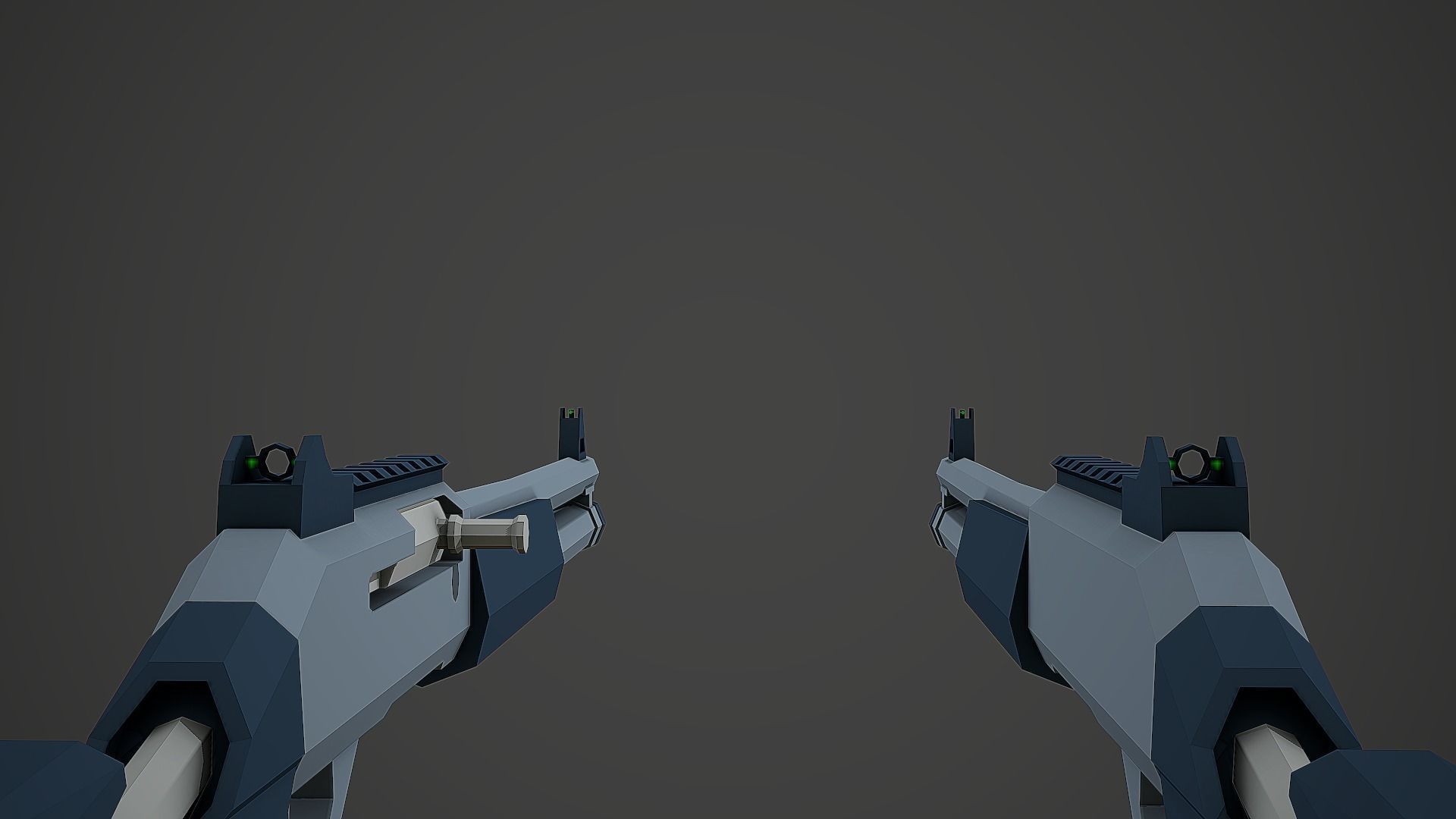 Stylized M1014 Shotgun Low Poly Mobile Ready Low-poly 3D model_5