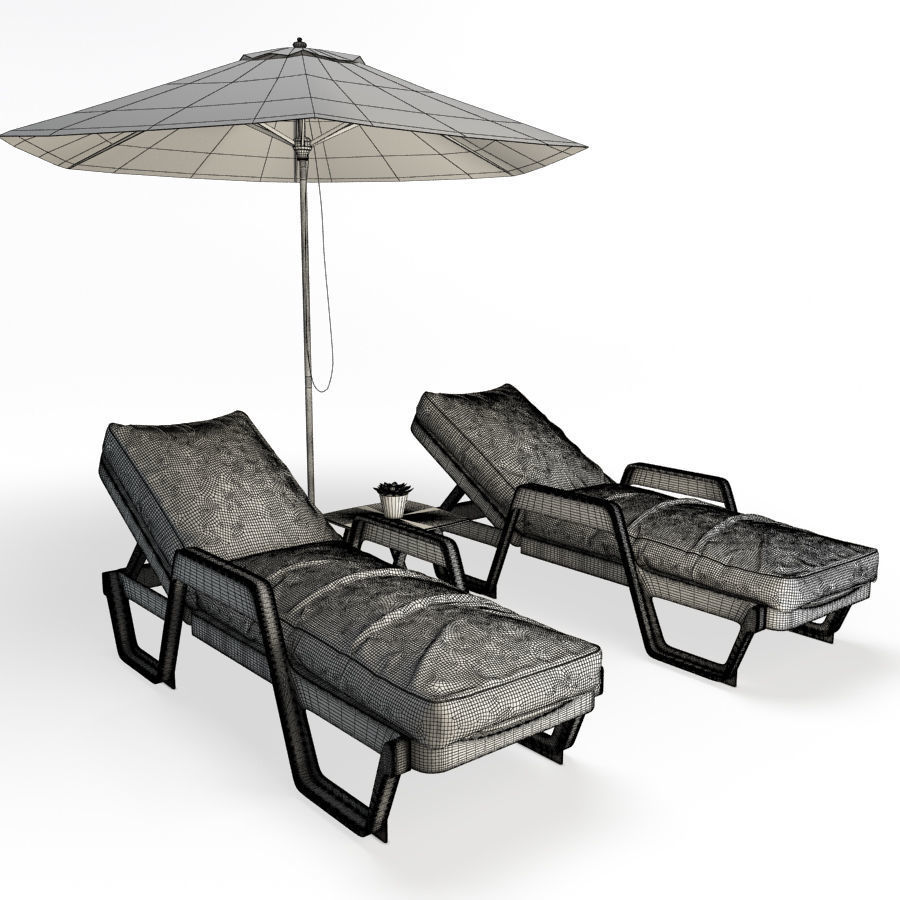 Restaurant Furniture Set 04 3D model_52