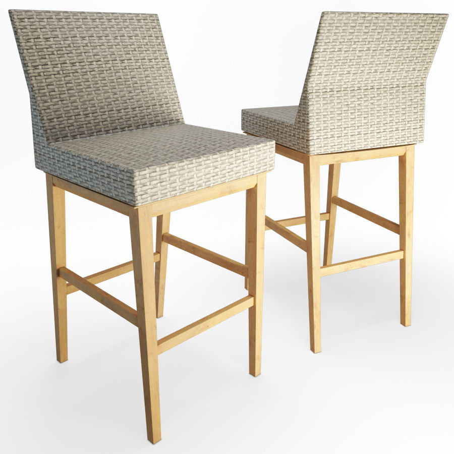 Restaurant Furniture Set 04 3D model_33