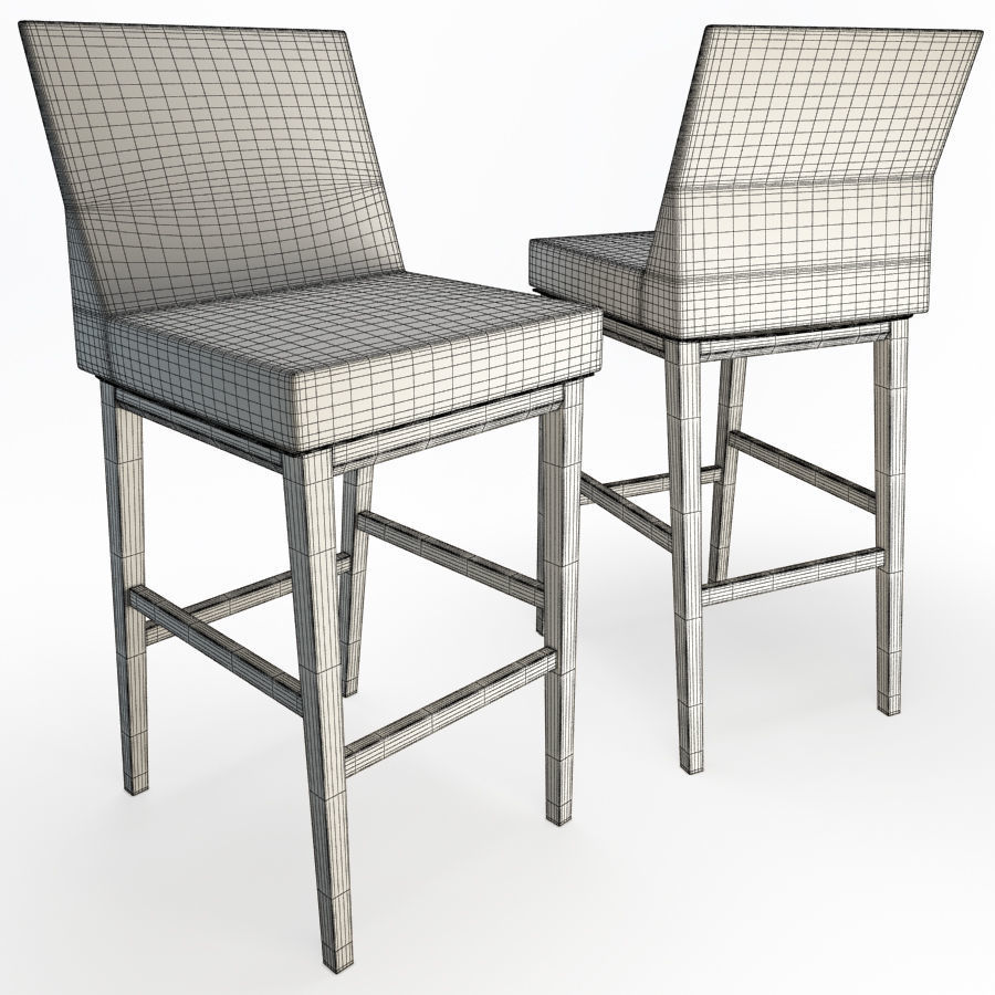 Restaurant Furniture Set 04 3D model_34