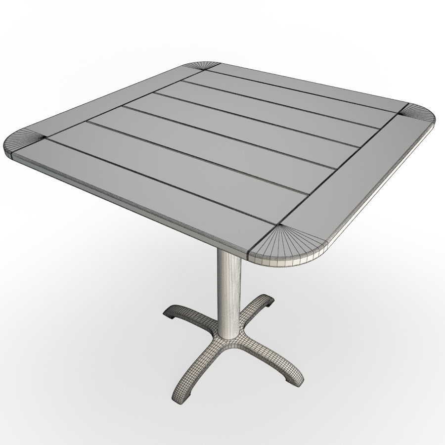 Restaurant Furniture Set 04 3D model_28