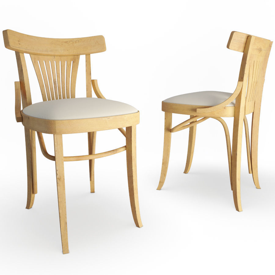 Restaurant Furniture Set 04 3D model_25