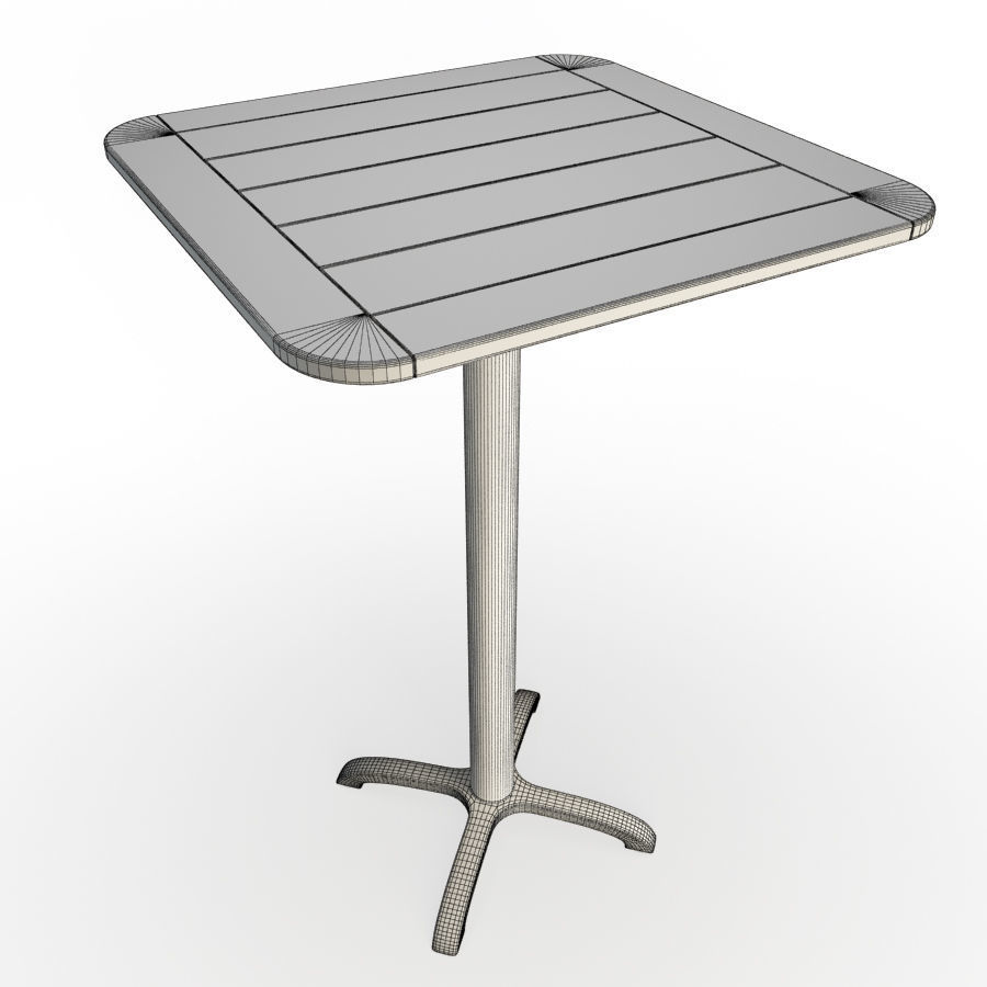 Restaurant Furniture Set 04 3D model_36