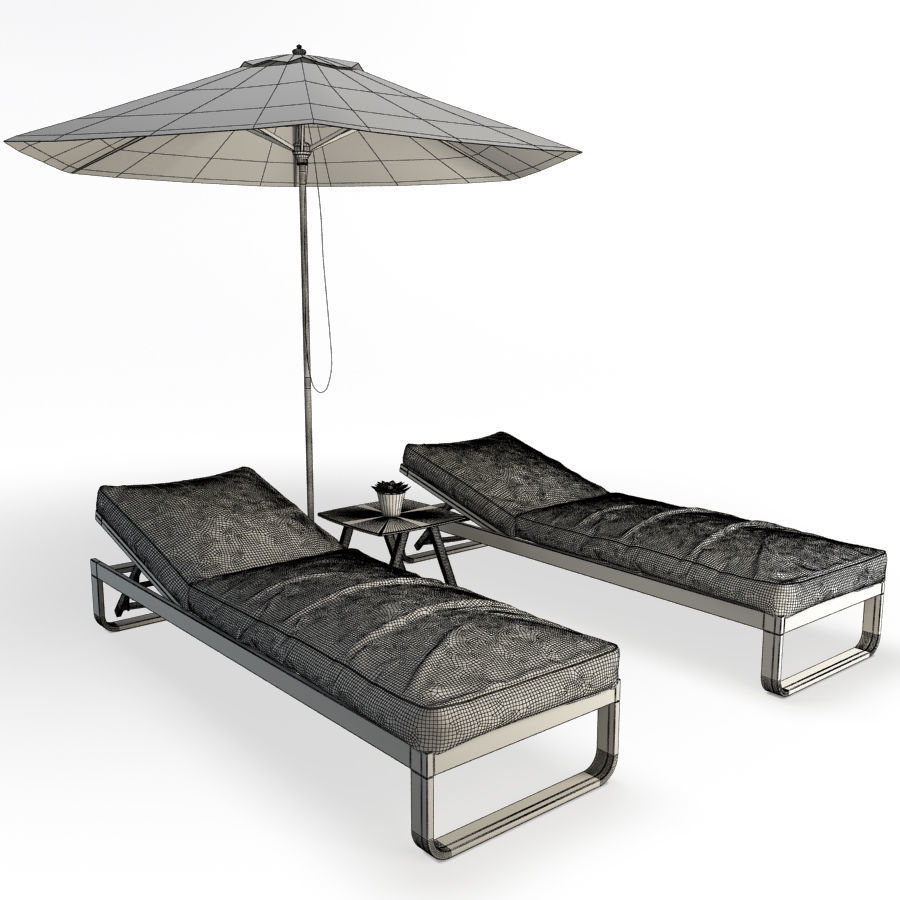 Restaurant Furniture Set 04 3D model_54