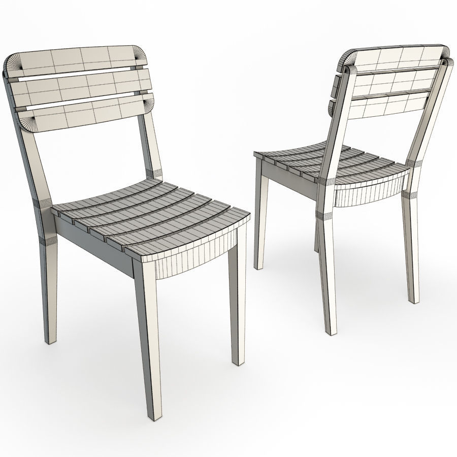 Restaurant Furniture Set 04 3D model_24