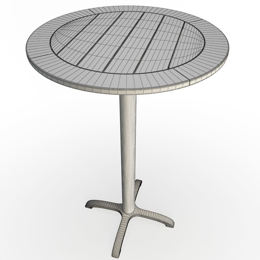 Restaurant Furniture Set 04 3D model_38