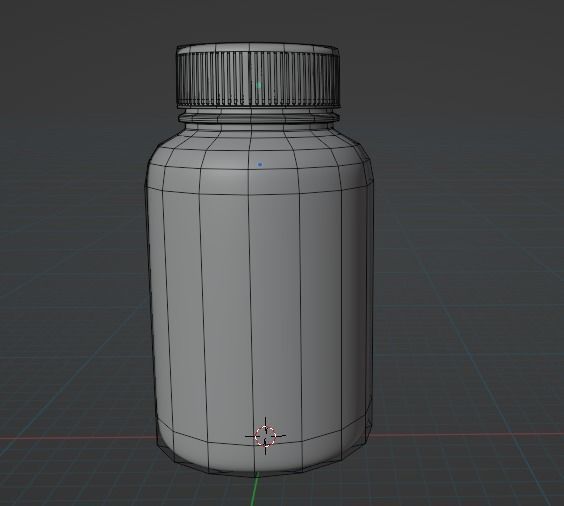 plustic bottle Free 3D model_3