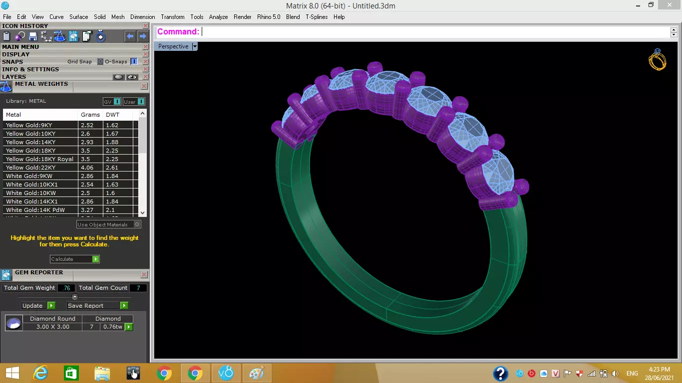 3D bracelets - jewelry 3d 3D print model_0