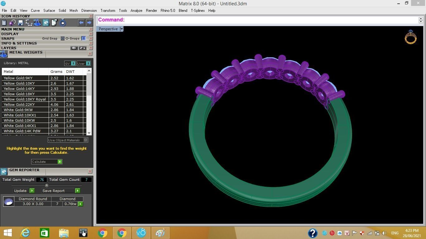 3D bracelets - jewelry 3d 3D print model_12
