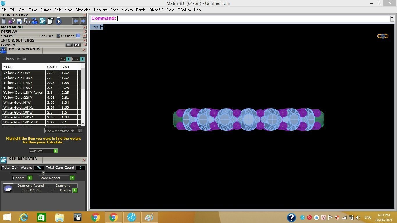 3D bracelets - jewelry 3d 3D print model_14