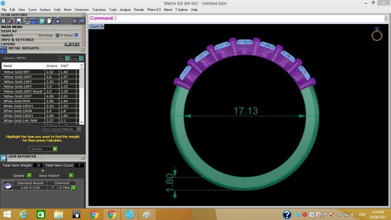 3D bracelets - jewelry 3d 3D print model_16