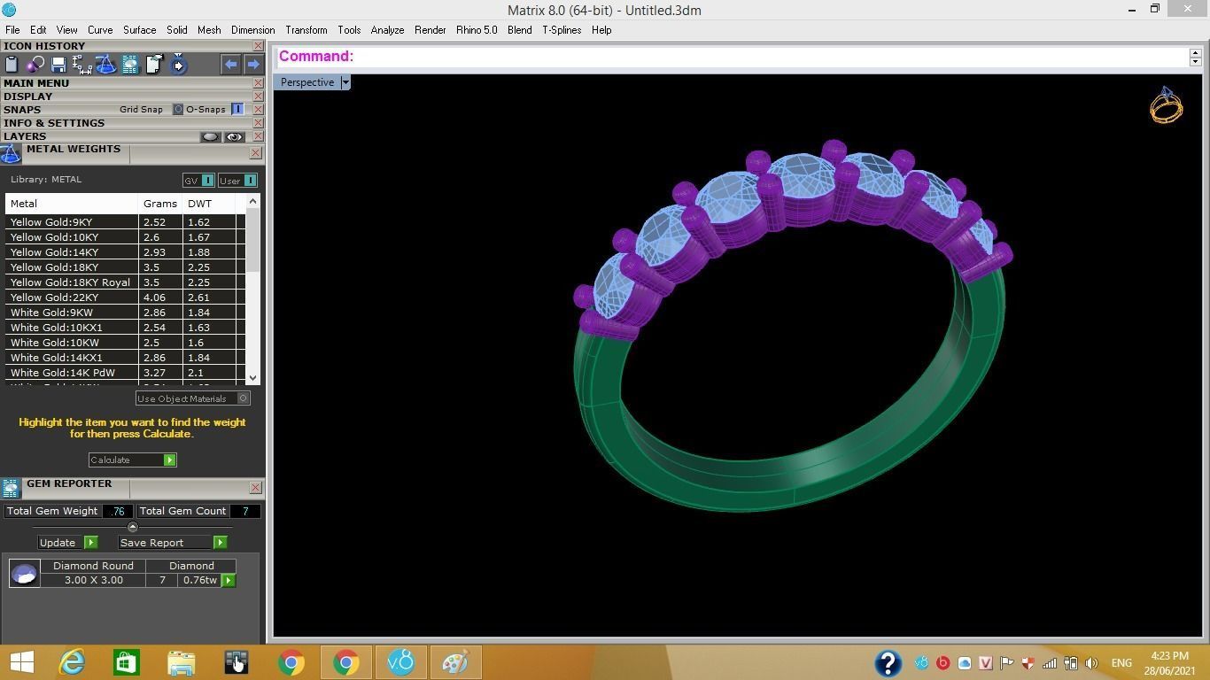 3D bracelets - jewelry 3d 3D print model_11