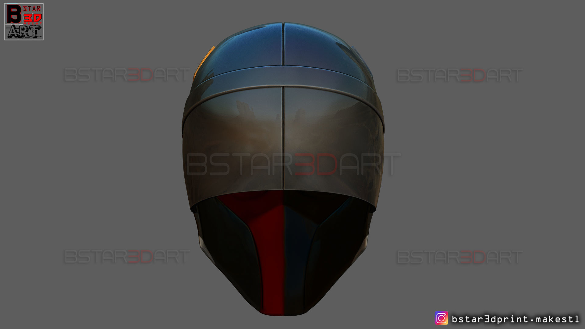 DeathStroke Mask - DC comics Helmet Cosplay 3D print model_6