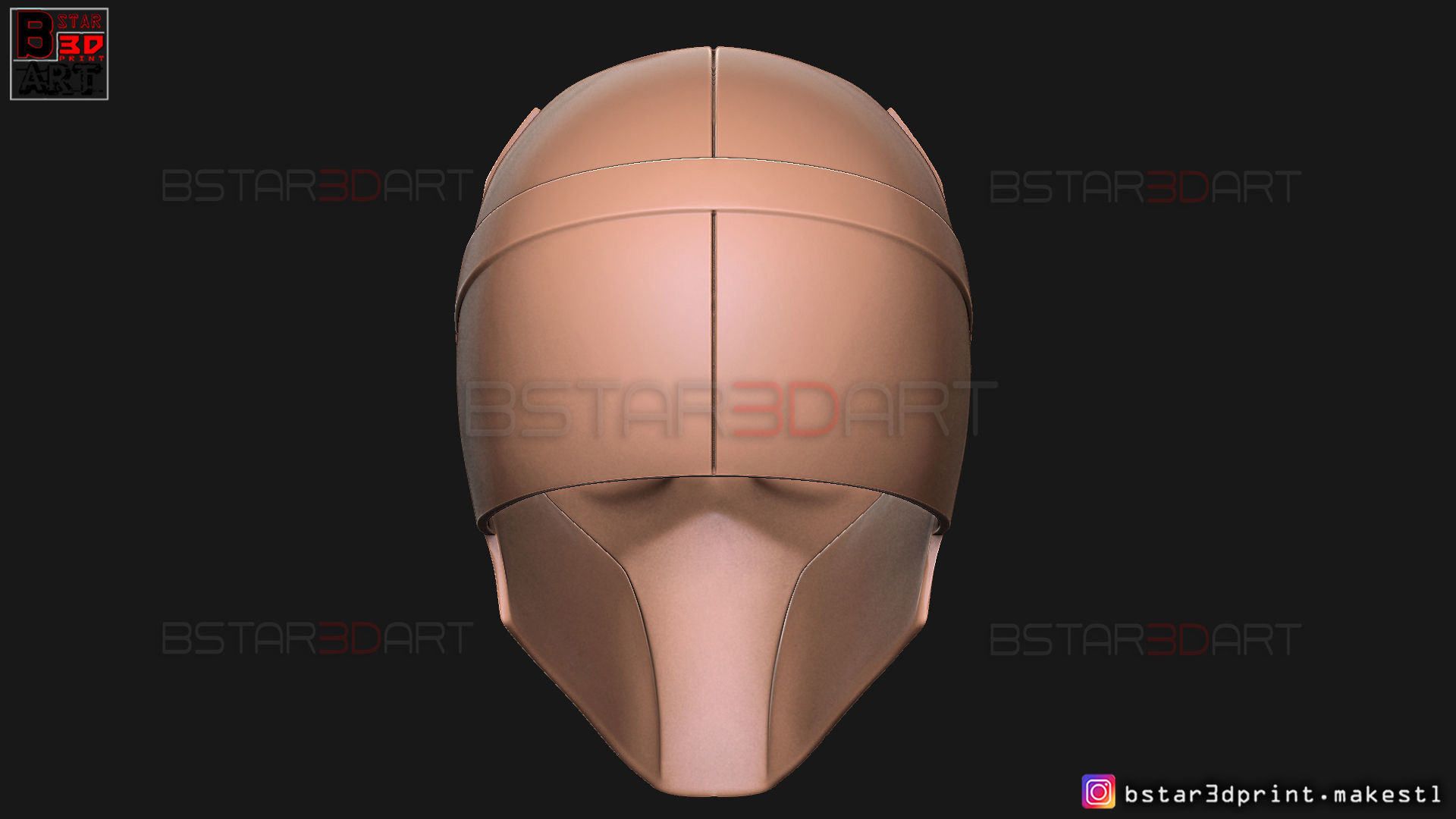 DeathStroke Mask - DC comics Helmet Cosplay 3D print model_15