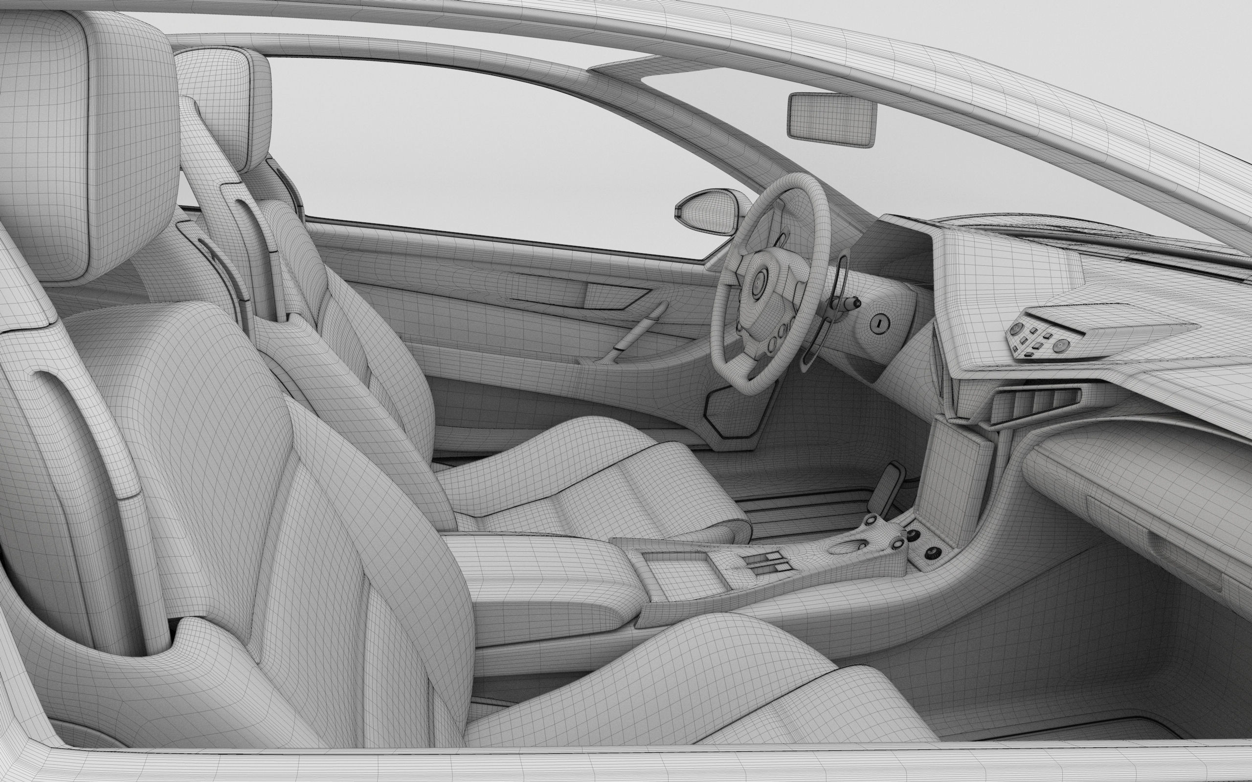 Two Concepts Car  3D Model Collection_16