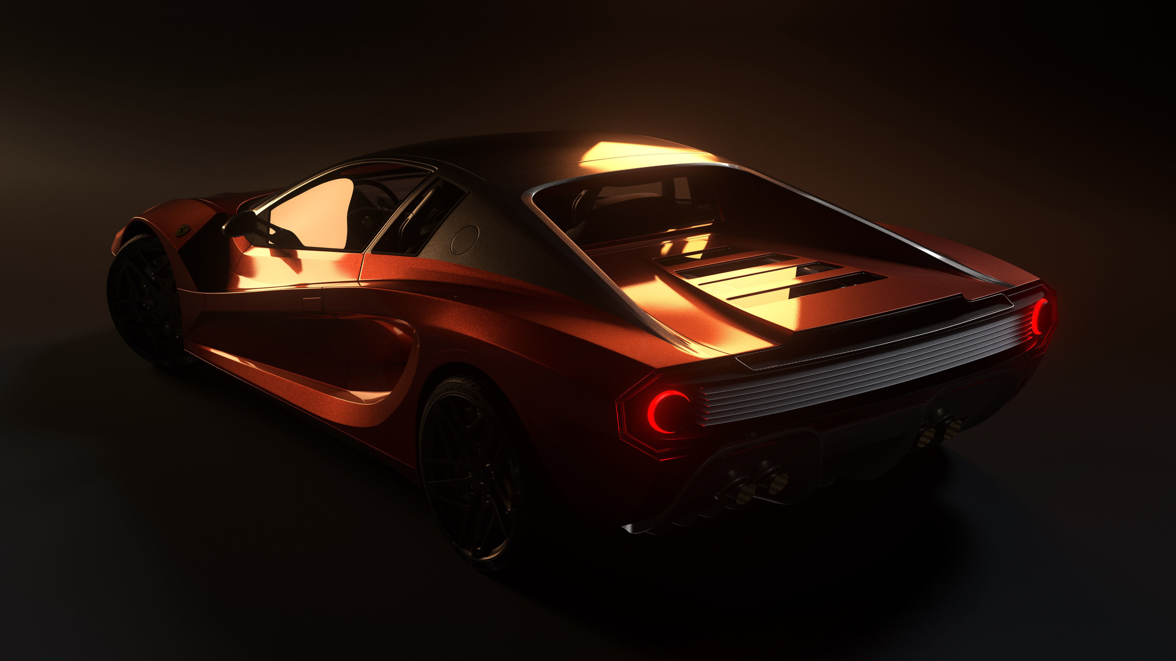 Two Concepts Car  3D Model Collection_11