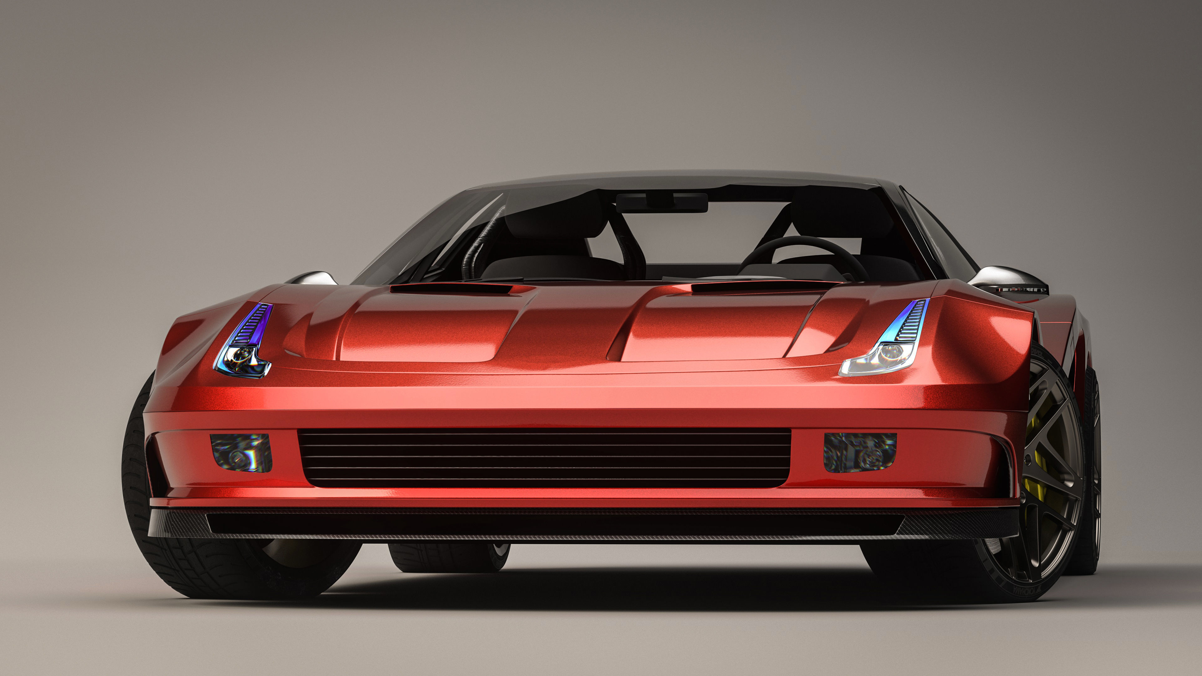 Two Concepts Car  3D Model Collection_7