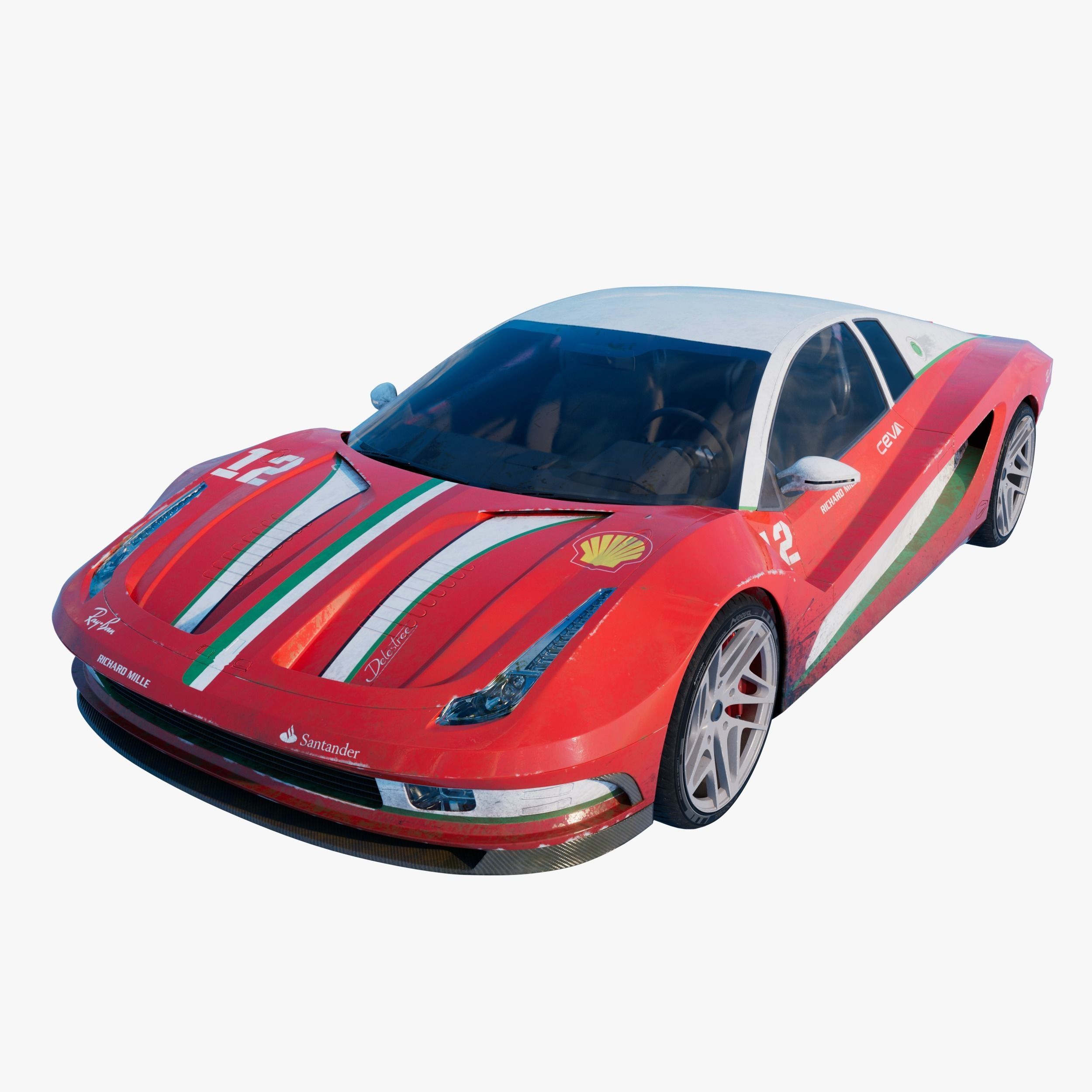 Two Concepts Car  3D Model Collection_8