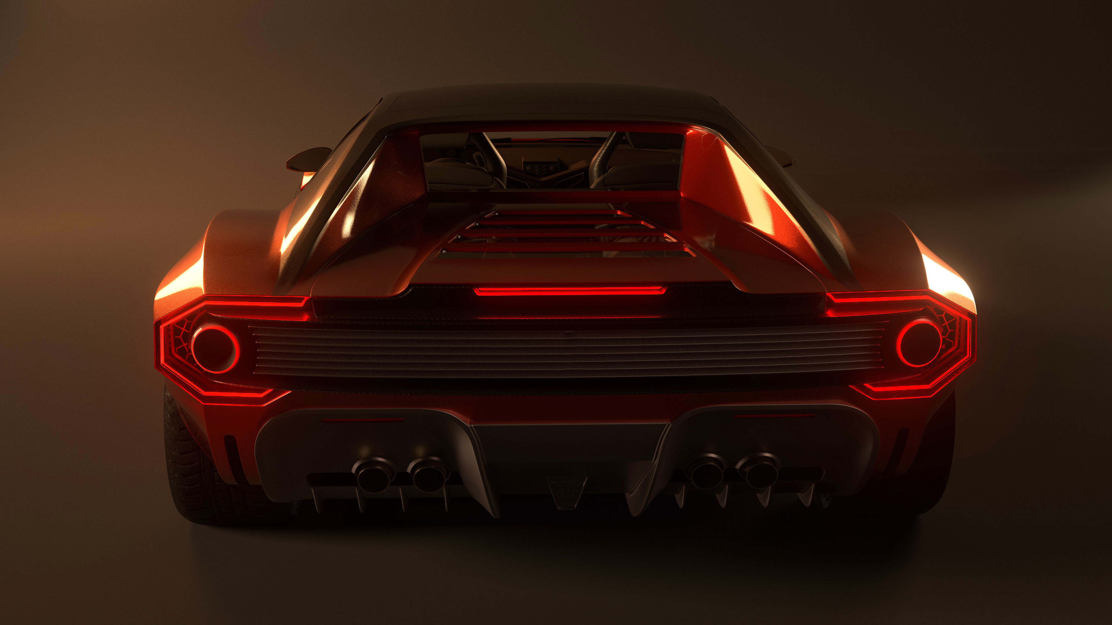 Two Concepts Car  3D Model Collection_10