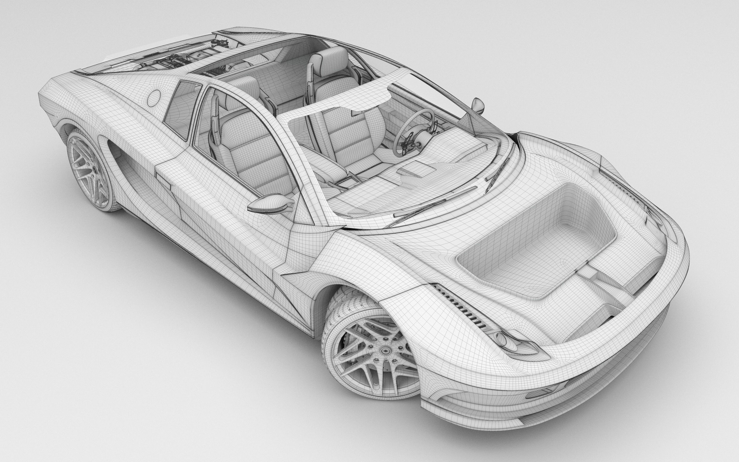 Two Concepts Car  3D Model Collection_17