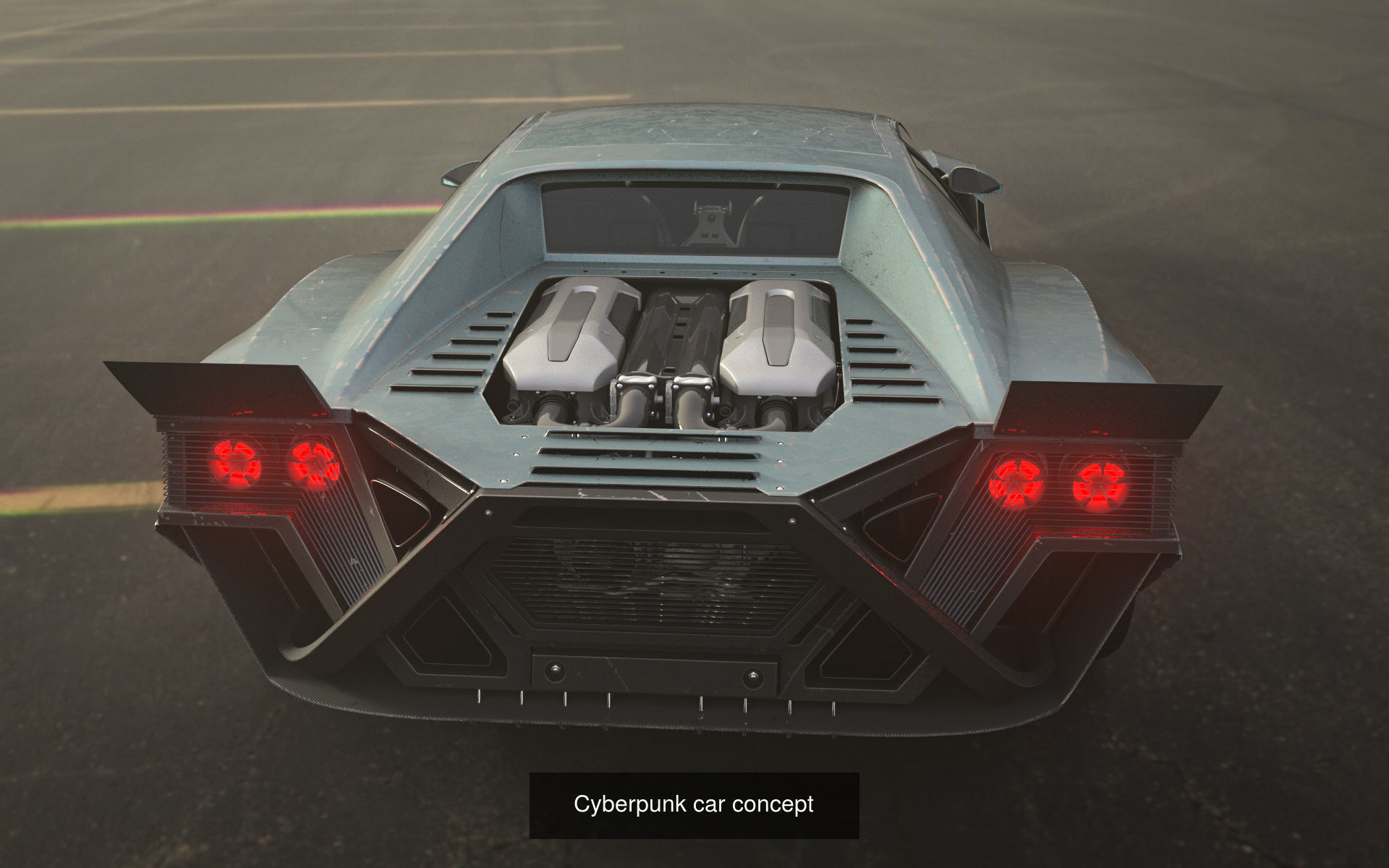 Two Concepts Car  3D Model Collection_2