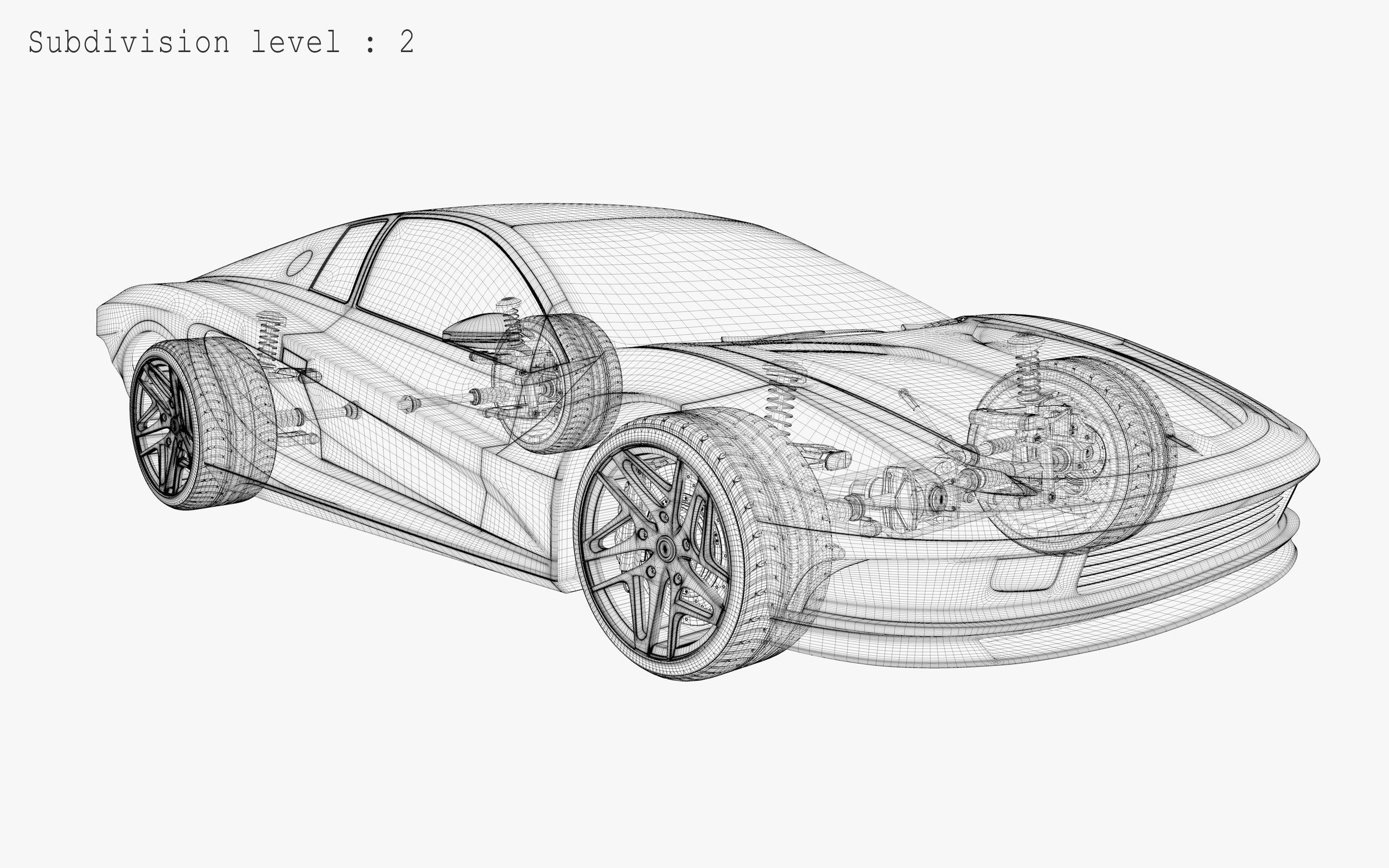 Two Concepts Car  3D Model Collection_39