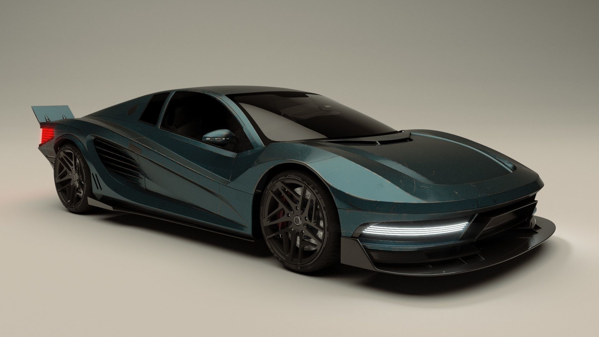 Two Concepts Car  3D Model Collection_23