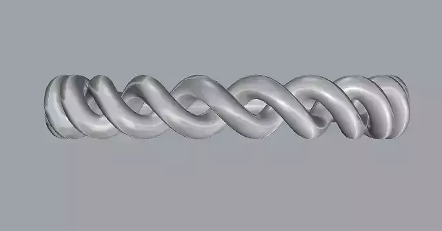 Sterling Silver Twisted Wire Ring Silver Ring