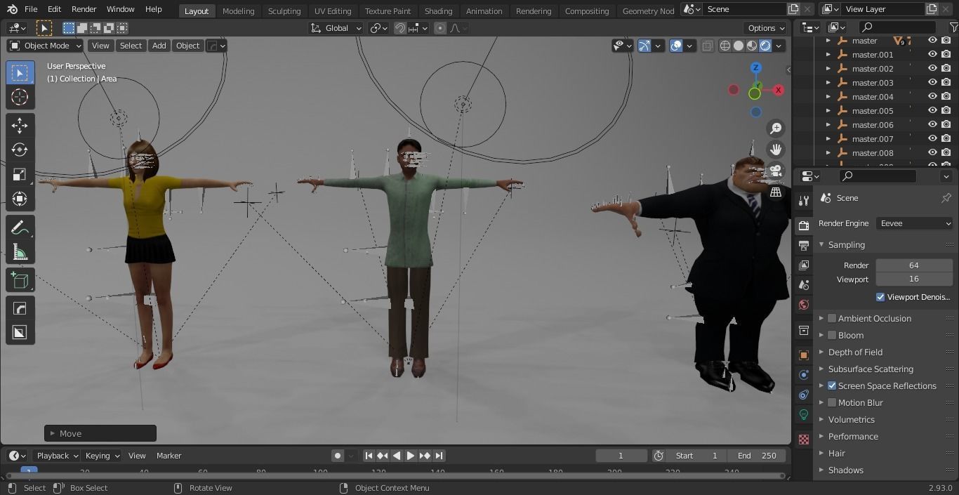 High-Quality Game Characters 3D model_14