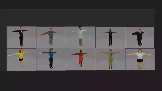 High-Quality Game Characters