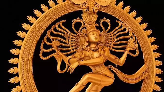 Nataraja statue 3d model 3D model