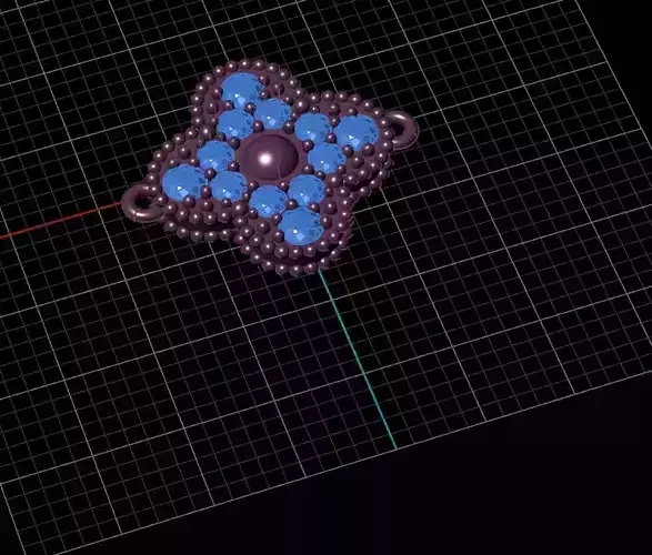 Clover pendant for necklace