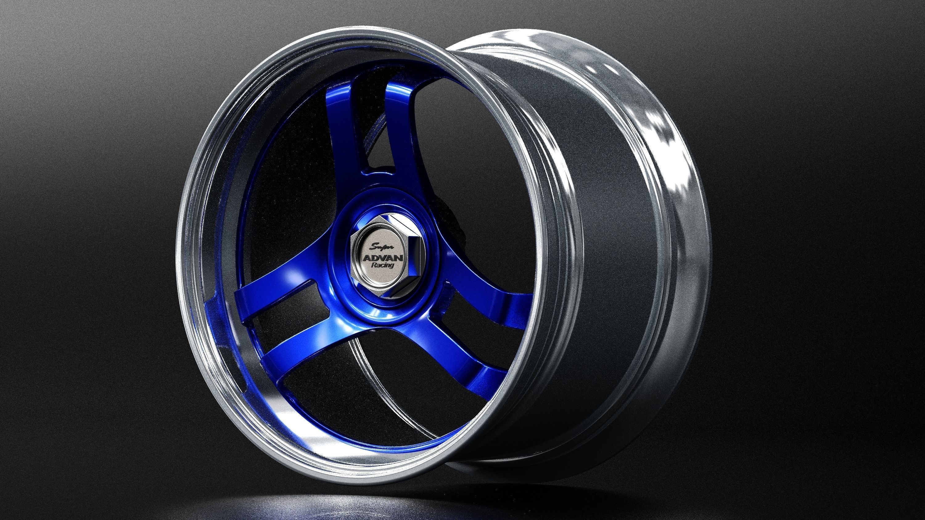 Super Advan Racing Ver II 3D model_1