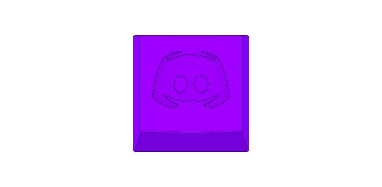 Keycap plastic triangle 3D print model_8