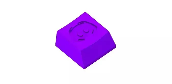 Keycap plastic triangle 3D print model