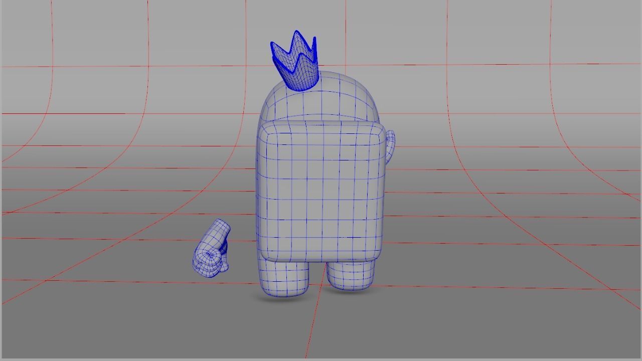 Among Us  Low-poly 3D model_36