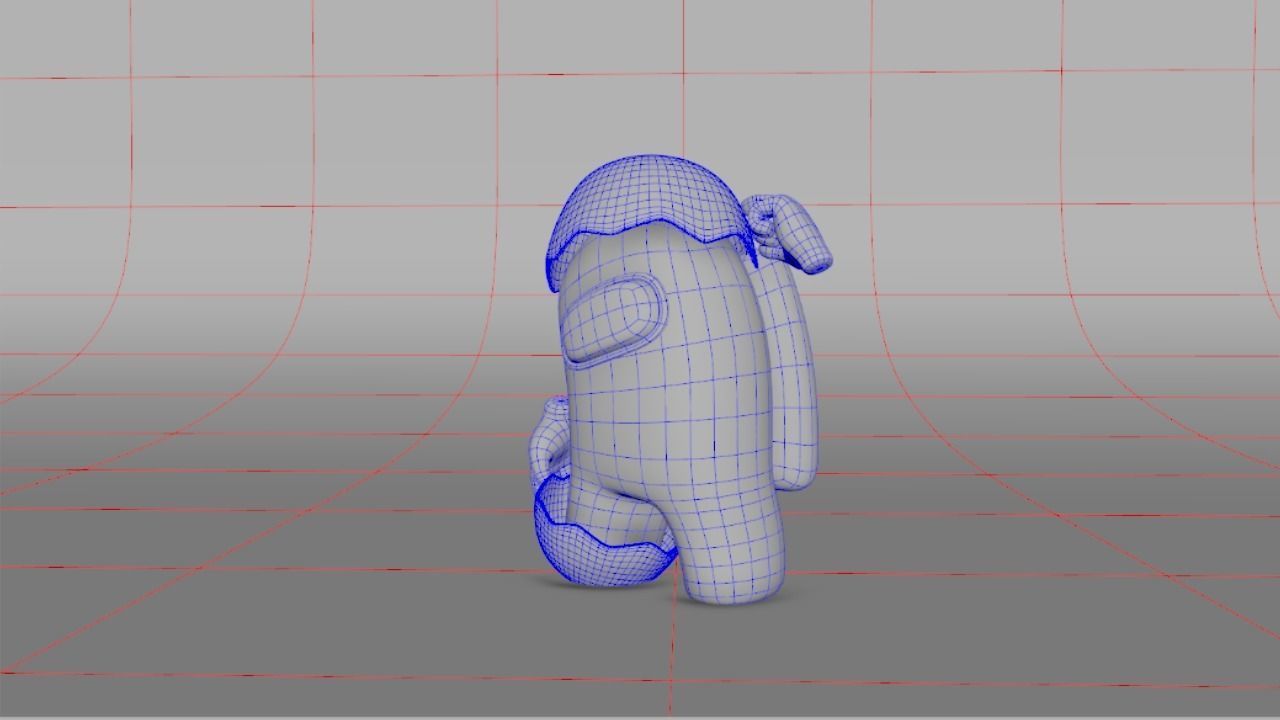 Among Us  Low-poly 3D model_23