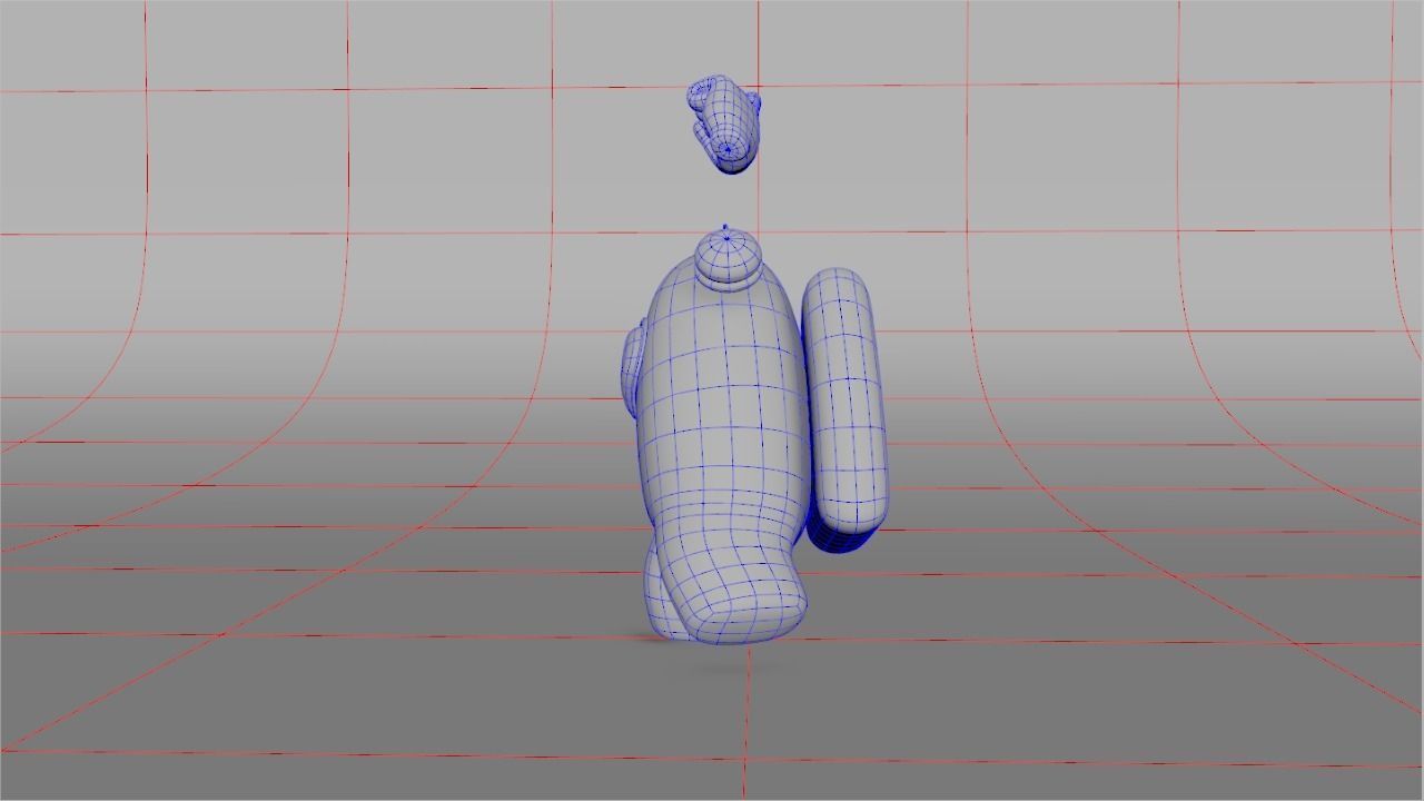 Among Us  Low-poly 3D model_35