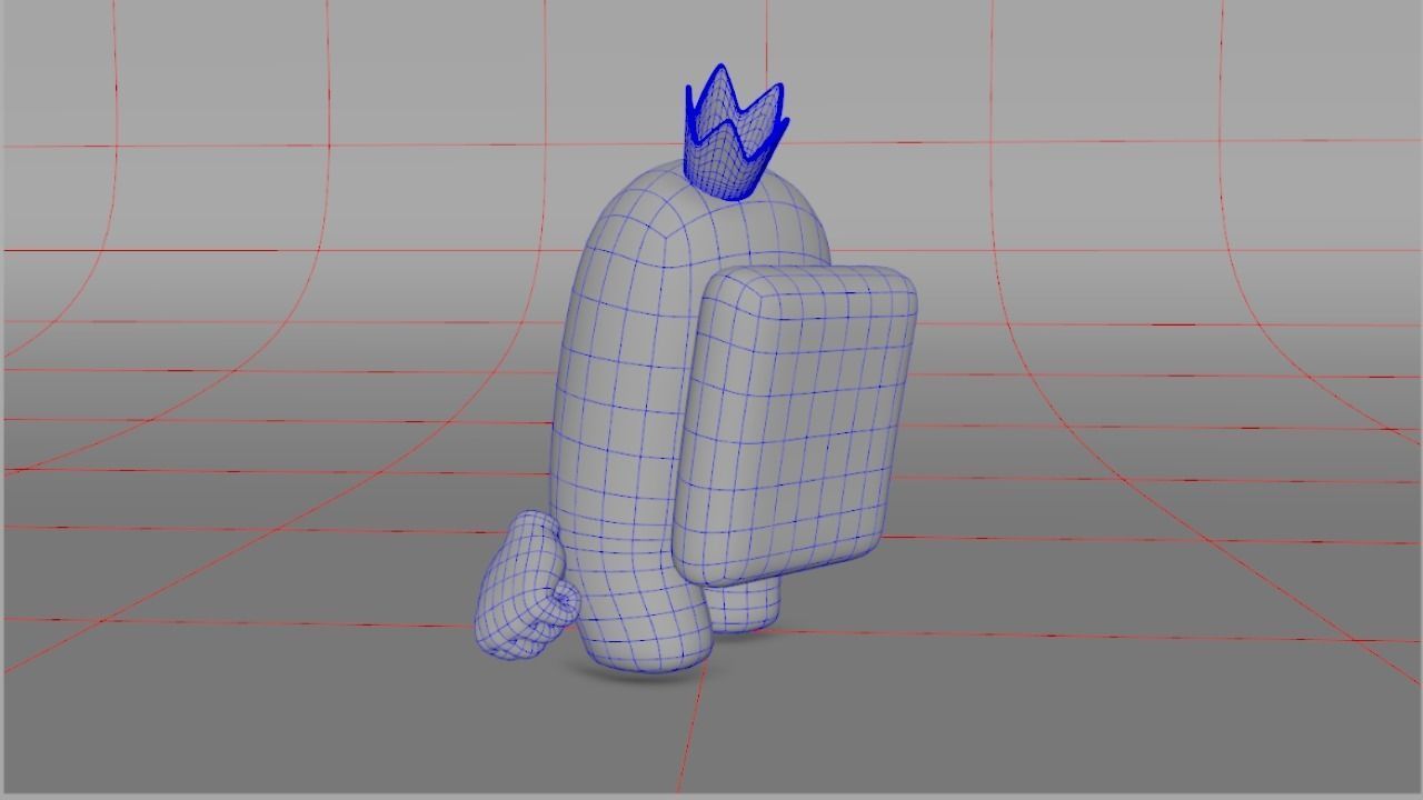 Among Us  Low-poly 3D model_33