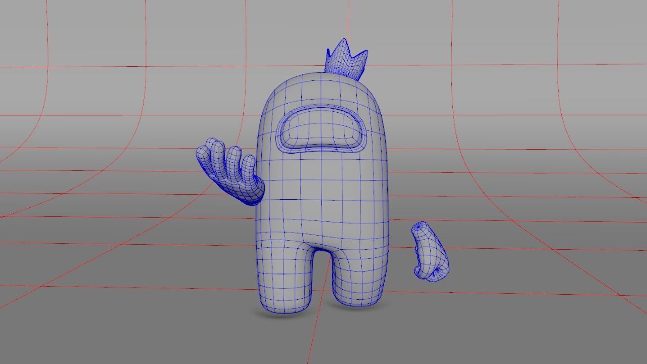 Among Us  Low-poly 3D model_31