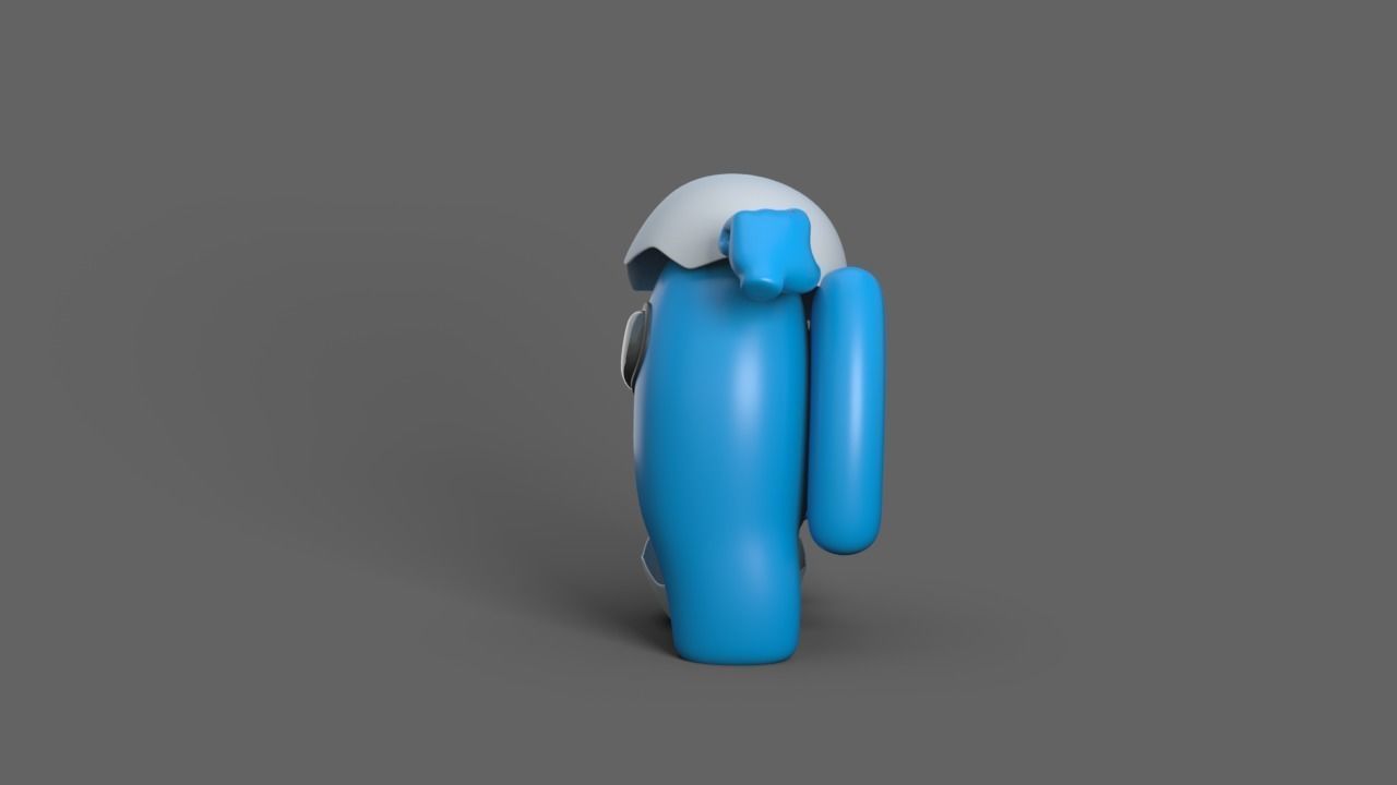 Among Us  Low-poly 3D model_3