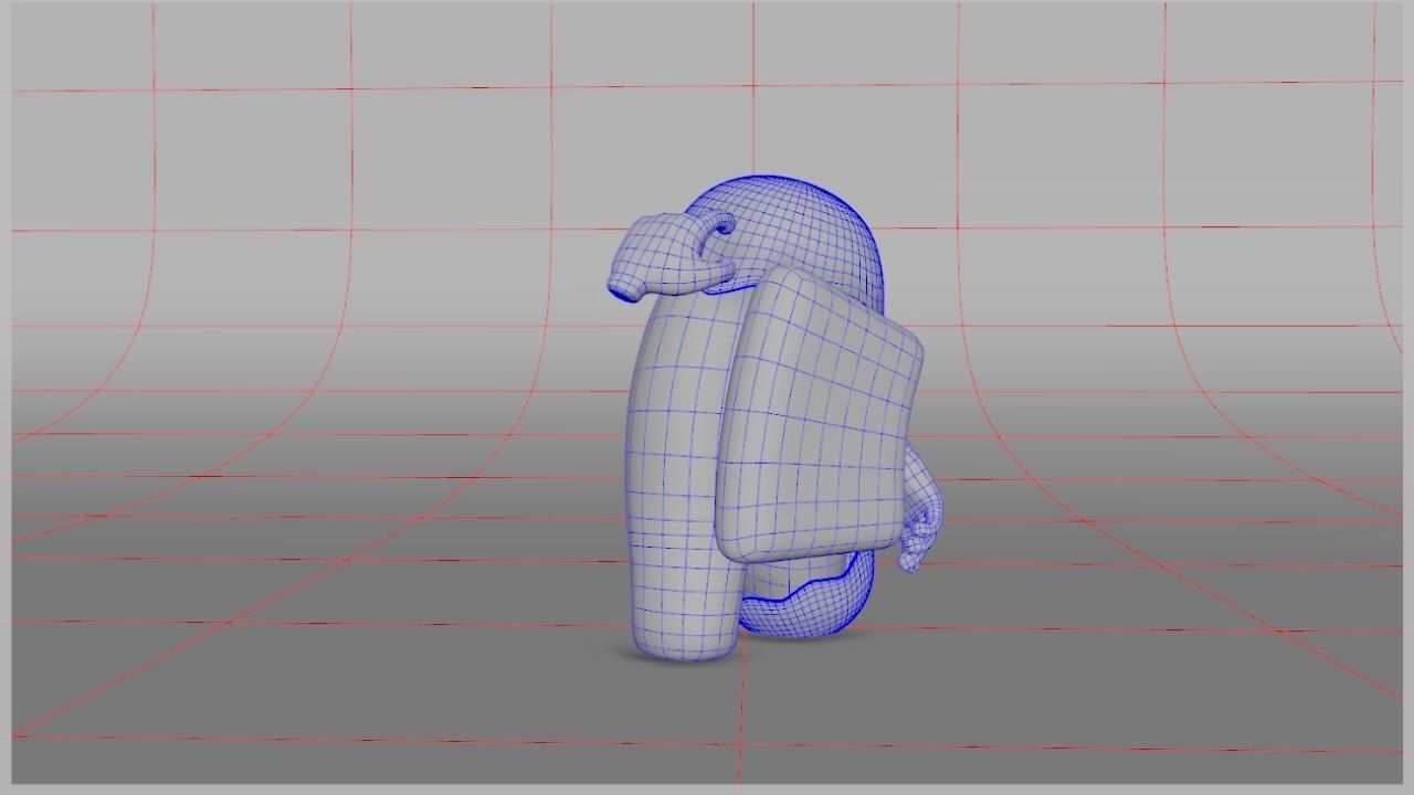 Among Us  Low-poly 3D model_24