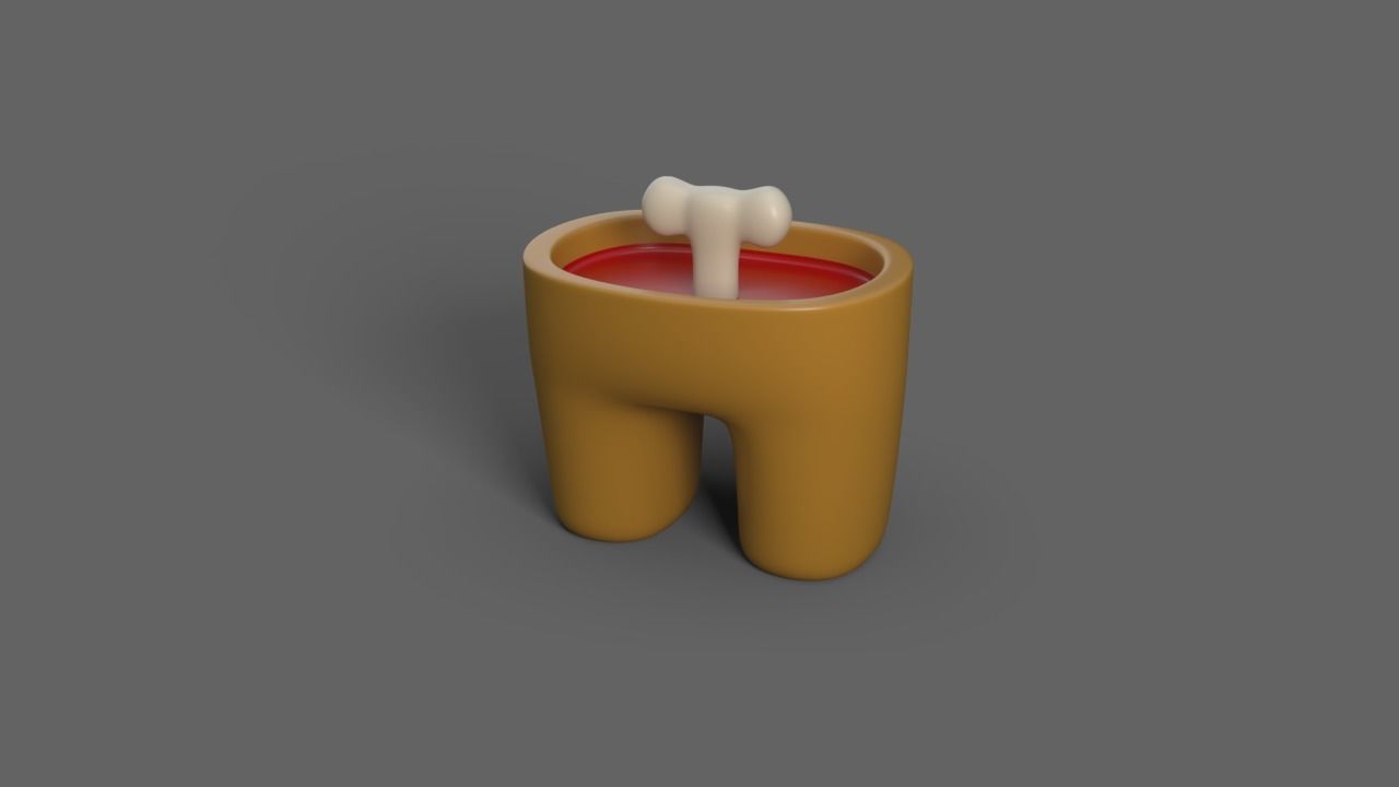 Among Us  Low-poly 3D model_13