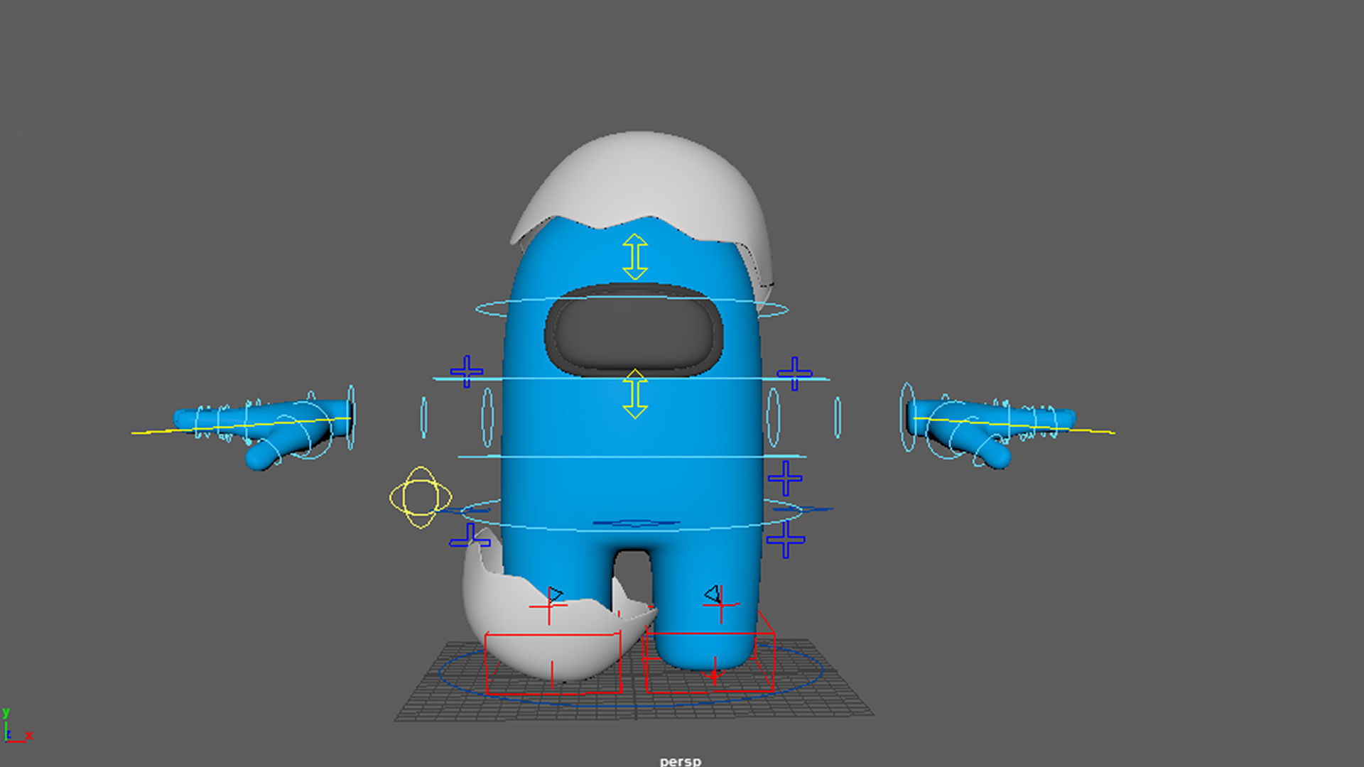 Among Us  Low-poly 3D model_7