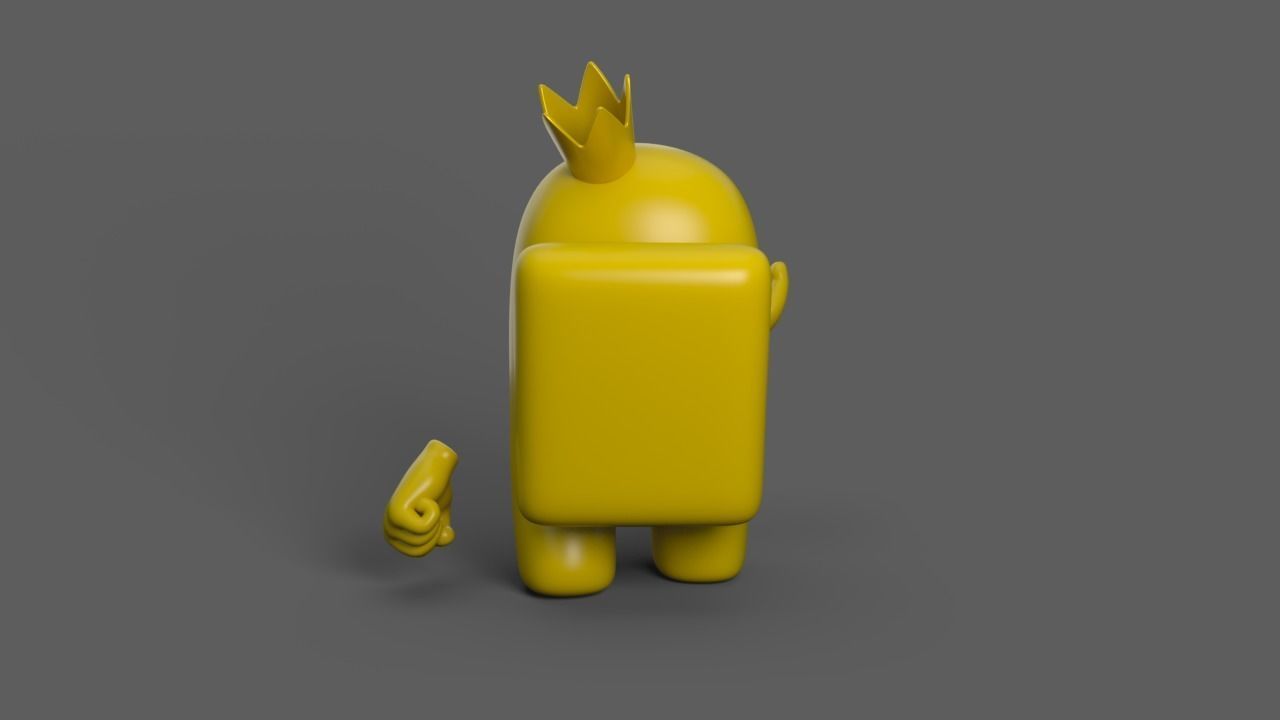 Among Us  Low-poly 3D model_19