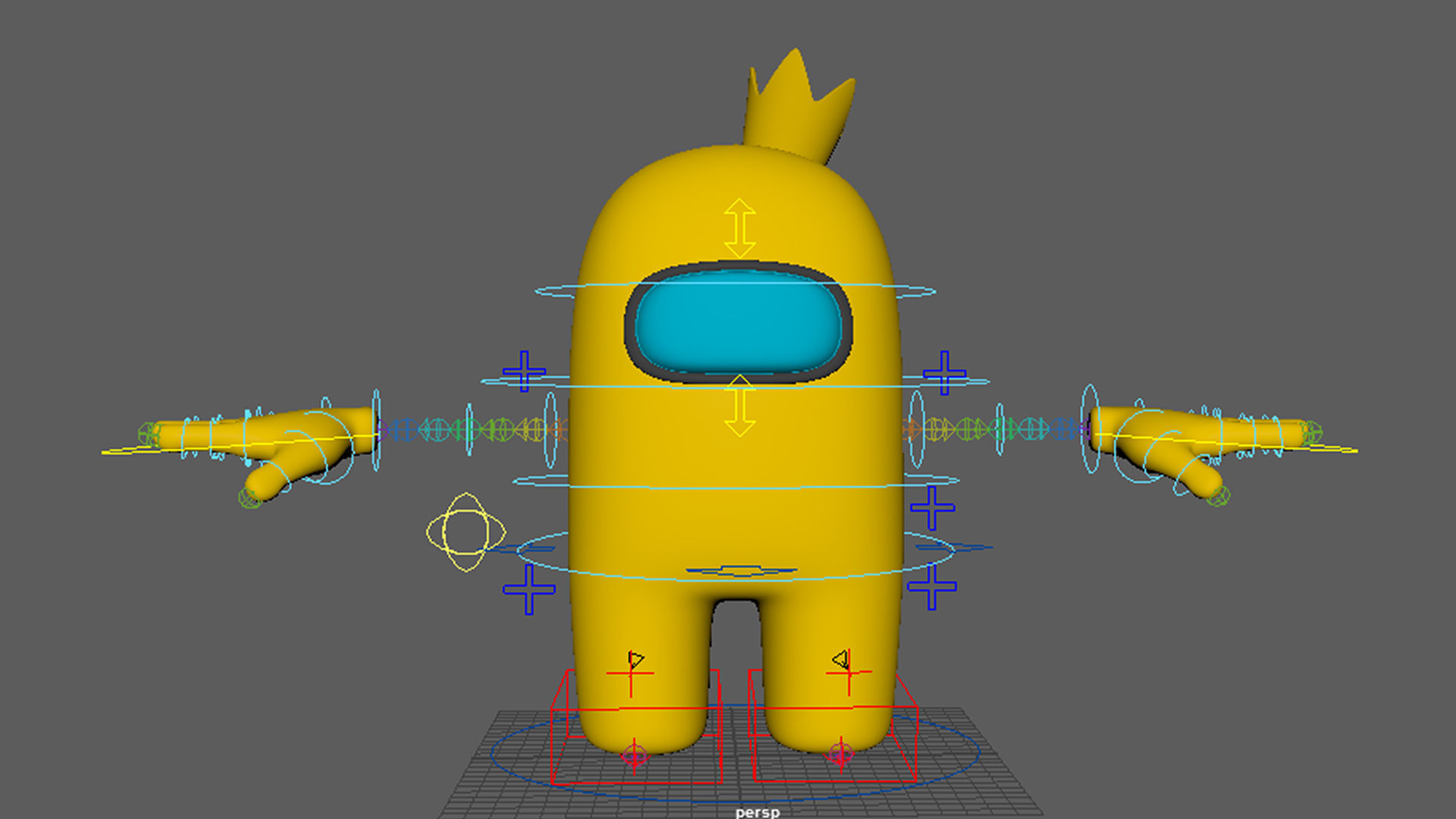 Among Us  Low-poly 3D model_21