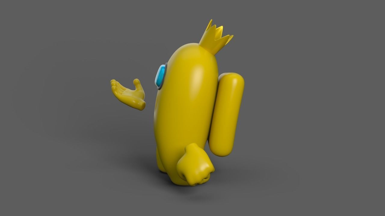 Among Us  Low-poly 3D model_17