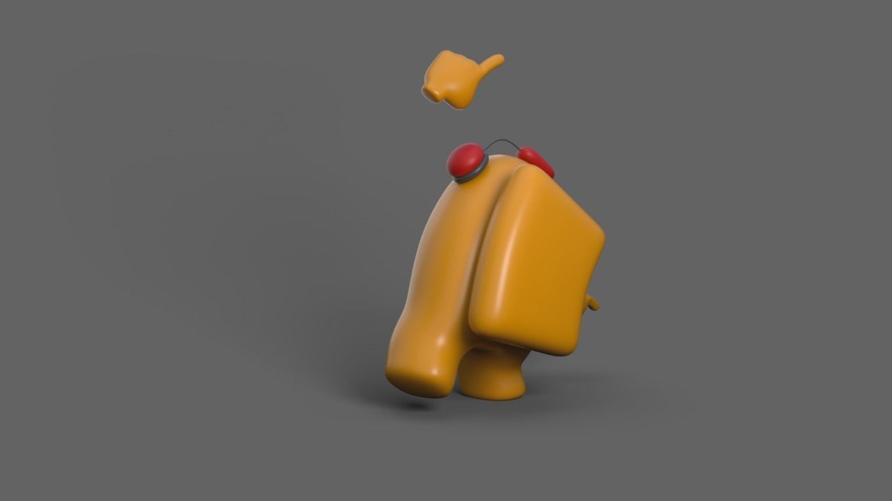 Among Us  Low-poly 3D model_11